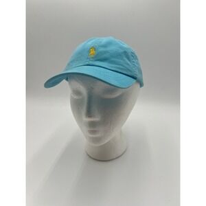 Polo Ralph Lauren Light Blue Baseball Cap Yellow Pony Adjustable Hat
